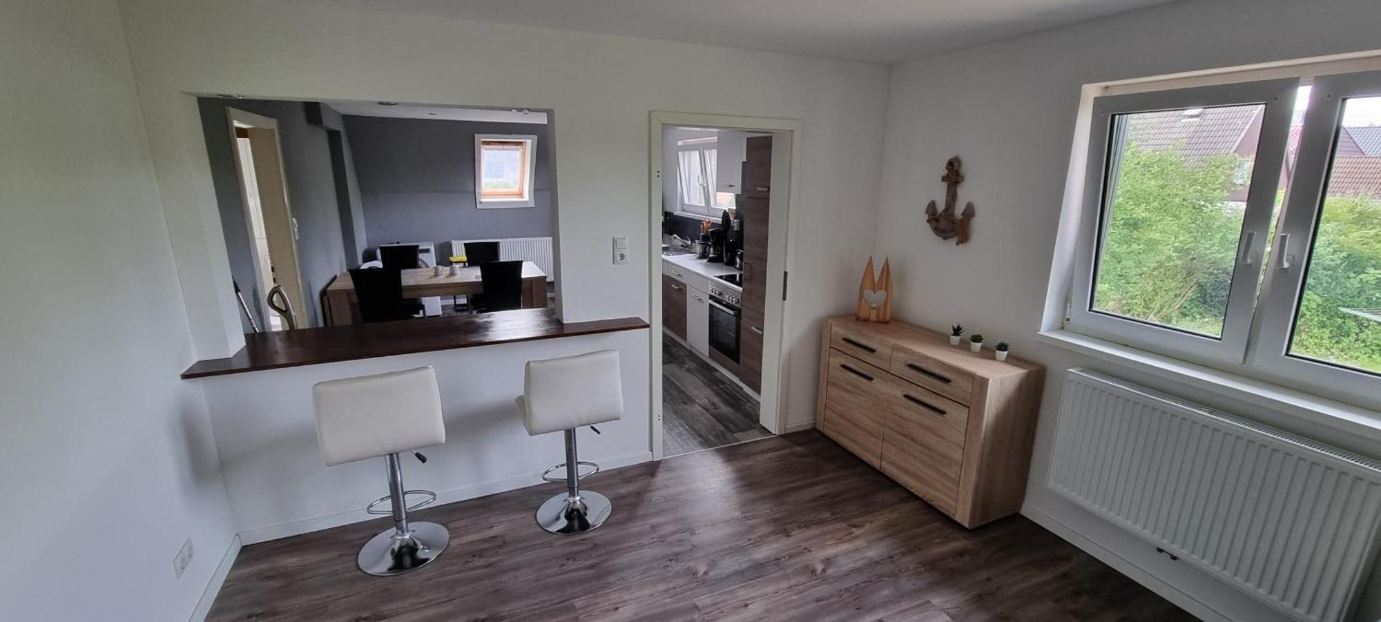 3 Zimmer Ferienwohnung In ยีเวอ ภายนอก รูปภาพ